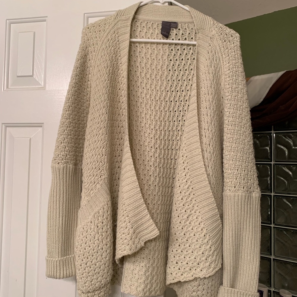 Heavy texture cardigan